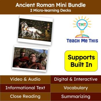 Preview of Ancient Rome Informational Text Reading Passages and Activities Bundle