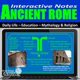 Ancient Rome Interactive Notes to Use With Google Slides
