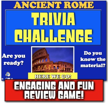 Preview of Ancient Rome Review Game | Students Review Major Themes of Roman Empire