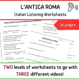 Ancient Rome - L'antica Roma - 3 sets of Italian Listening