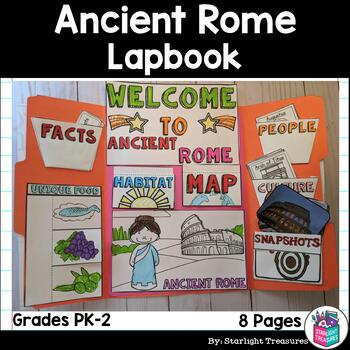 Preview of Ancient Rome Lapbook for Early Learners - Ancient Civilizations