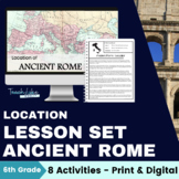 Ancient Rome Location and Geography Lesson