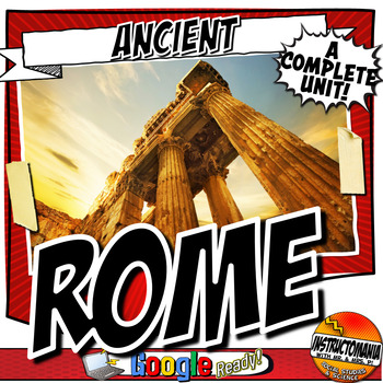 Preview of Ancient Rome Lesson Plans & Activities Bundle - Digital Google Apps & Print 5-8