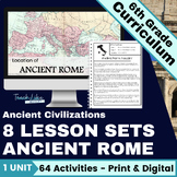 6th Grade Ancient Rome Lesson Set Bundle - Ancient Rome Wo