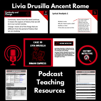 Preview of Ancient Rome: Livia Drusilla Podcast Teaching Resource