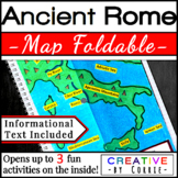 Ancient Rome Map Foldable with Informational Text