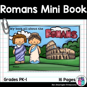 Preview of Ancient Rome Mini Book for Early Readers - Ancient Civilizations Activities