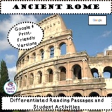 Ancient Rome Overview Differentiated Close Read Lesson Pri
