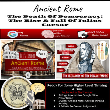 Preview of Ancient Rome: Part 7 - The Death Of Democracy: The Rise & Fall Of Julius Caesar