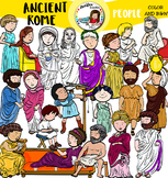 Ancient Rome- People-society clip art