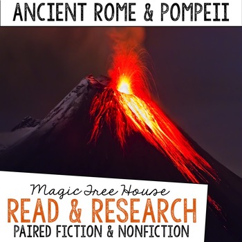 Preview of Magic Tree House #13 Bundle: Vacation Under the Volcano + Ancient Rome & Pompeii