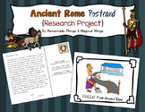 Ancient Rome: Postcard {Research Project}