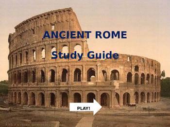 Preview of Ancient Rome PowerPoint Game!
