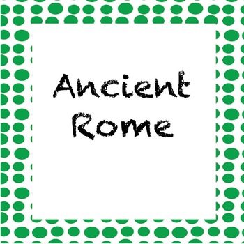 Preview of Ancient Rome - Powerpoint