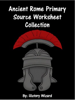 Preview of Ancient Rome Primary Source Worksheet Collection