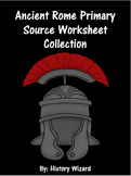 Ancient Rome Primary Source Worksheet Collection