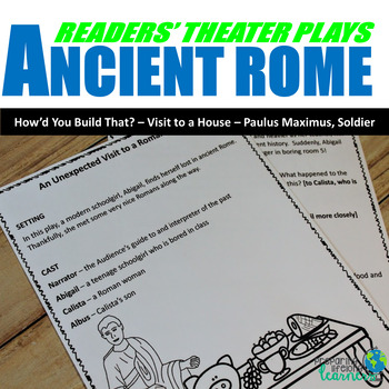 Preview of Ancient Rome Reader's Theater Plays (With Leveled Parts)