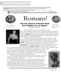 Ancient Rome Republic to Empire Cloze Reading