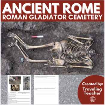 Preview of Ancient Rome: Roman Gladiator Cemetery: Reading Passages + Comprehension