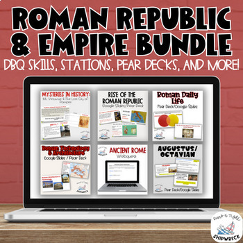 Preview of Ancient Rome Roman Republic Roman Empire Interactive Activities and Lessons