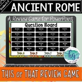 Ancient Rome (Roman Republic & Roman Empire) Test Prep Rev