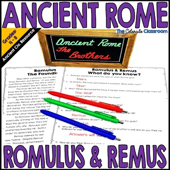 Preview of Ancient Rome Romulus and Remus