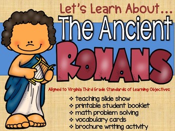 Preview of Ancient Rome Slide Show and Materials Bundle VA SOL Aligned