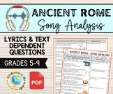 Ancient Rome Song Analysis