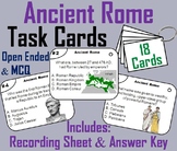 Ancient Rome Task Cards (Roman Empire Activity: Julius Cae