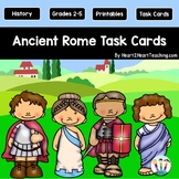 Ancient Rome Task Cards {Set of 32 Cards & 6 Vocabulary Cards}