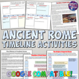Ancient Rome Timeline Activities for the Roman Empire & Republic