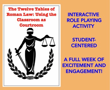 Preview of Ancient Rome: Twelve Tables of Roman Law Using Classroom as Courtroom