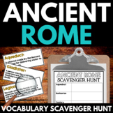 Ancient Rome Unit Activities | Ancient Rome Vocabulary Act