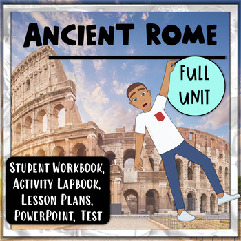 Preview of Ancient Rome Unit Bundle- Reading Passages, Activities, PowerPoint, Test & More!