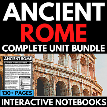 Preview of Ancient Rome Activities - Ancient Rome Unit Projects - Rome Map - Geography