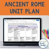 Ancient Rome Unit Plan and Lesson Overview