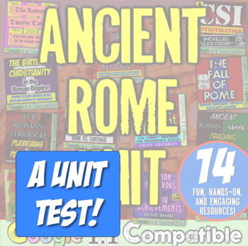 Preview of Roman Empire Test! 40 questions to accompany the unit from History with Mr E!