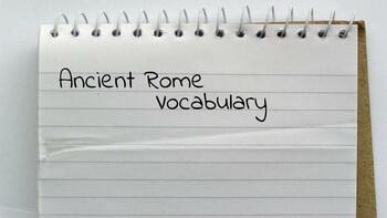 Preview of Ancient Rome Vocabulary