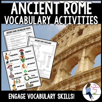 Ancient Rome Vocabulary Activities By The Teacher S Prep TPT   Original 9708709 1 