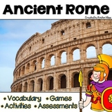 Ancient Rome Vocabulary, Activities, Assessments and Games