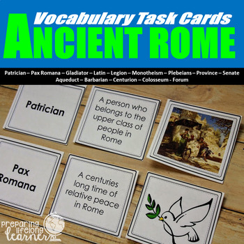 Ancient Rome Vocabulary Task Cards TpT   Original 4406913 1 