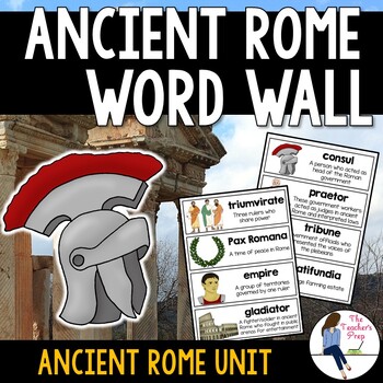 Ancient Rome Word Wall by The Teacher's Prep | TPT