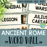 Ancient Rome Word Wall without definitions