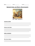 Ancient Rome and Early Christianity Review Sheet