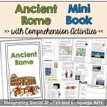 Preview of Ancient Rome Mini Book