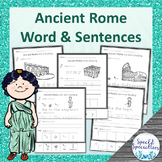 Ancient Rome scrambled sentences and building words