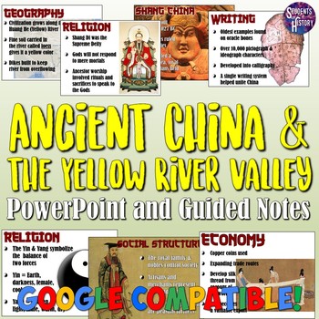 Preview of Ancient China and the Yellow River PowerPoint Lesson