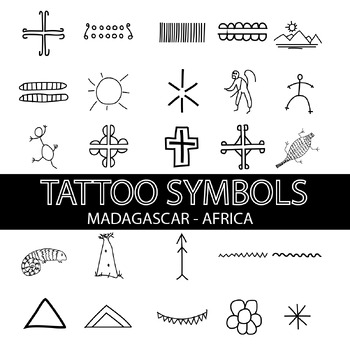 Preview of Ancient Tattoo Symbols from Madagascar