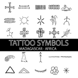 Ancient Tattoo Symbols from Madagascar
