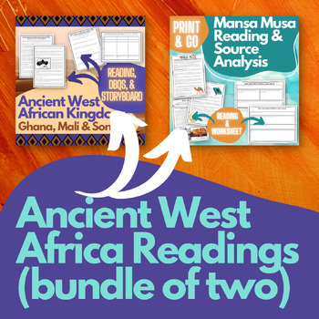 Preview of Ancient West Africa Reading Bundle (includes 2 readings with DBQs)